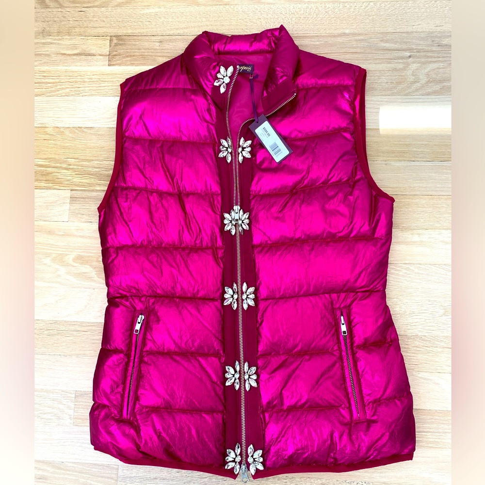Glamourpuss NYC fushcia vest NWT